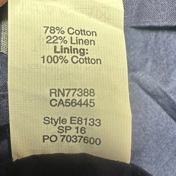 NWT Madewell Linen Blend Skirt Blue Plaid Tie-Front Academia Mini ~ Sz S - Picture 6 of 8